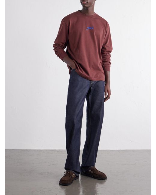 J.W. Anderson Logo-Embroidered Cotton-Jersey T-Shirt for men