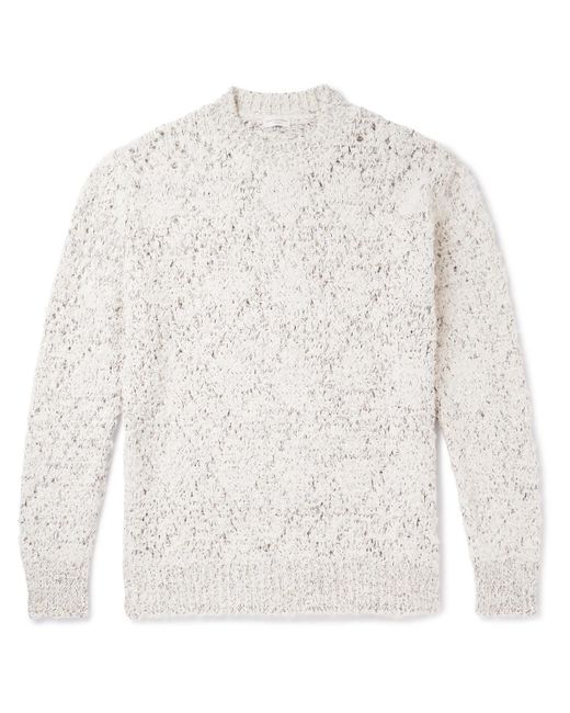 Dries Van Noten White Cotton-blend Sweater for men