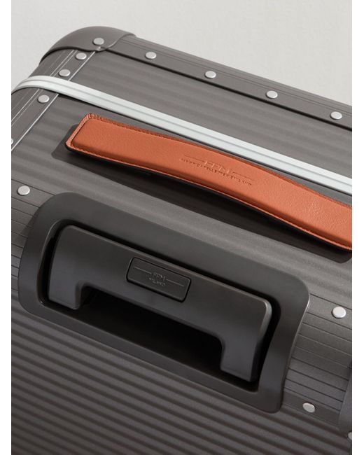 Fpm Milano Bank Spinner Koffer aus Aluminium mit Rollen und Gummibesatz in Gray für Herren