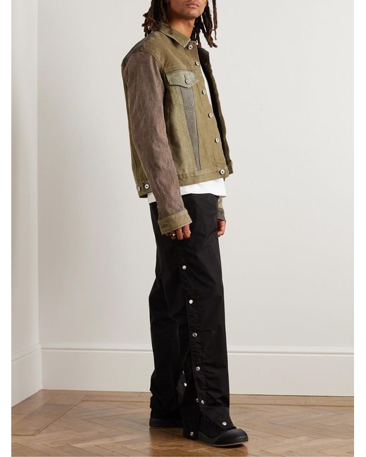 GALLERY DEPT. Black Rec Straight-Leg Shell Track Pants for men