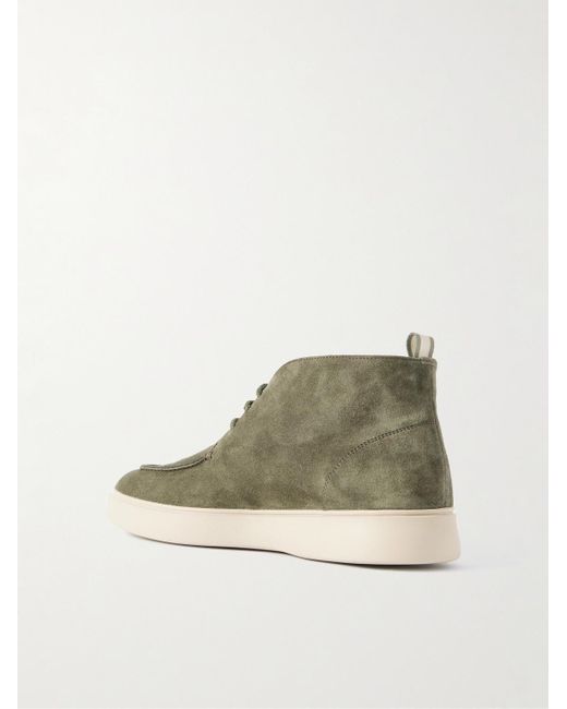 Officine Creative Green Frame 002 Suede Chukka Boots for men