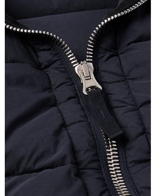 Stone Island Daunenweste aus Stretch-Shell in Stückfärbung in Blue für Herren