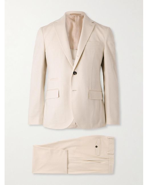 Eleventy Natural Nested Wool Suit for men