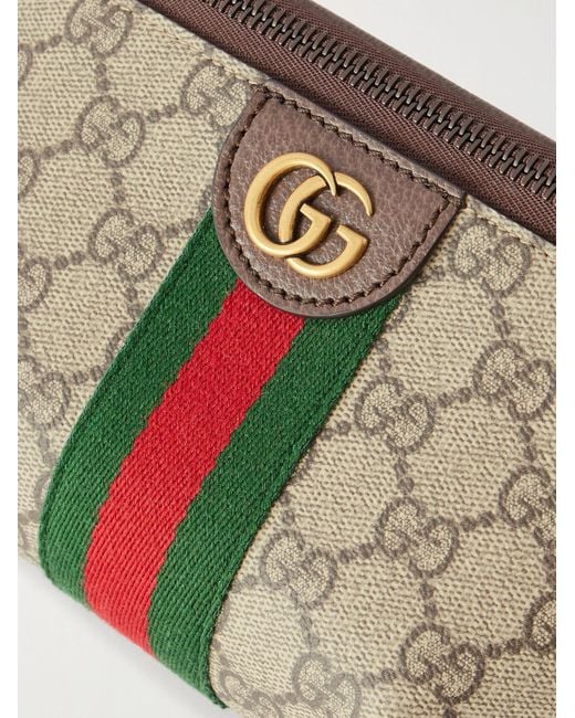 Gucci Natural Ophidia Canvas Belt Bag for men