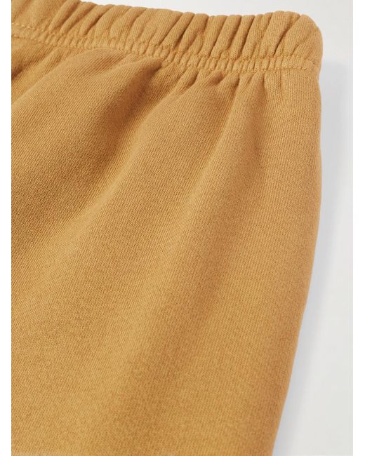 Les Tien Natural Puddle Straight-leg Garment-dyed Cotton-jersey Sweatpants for men
