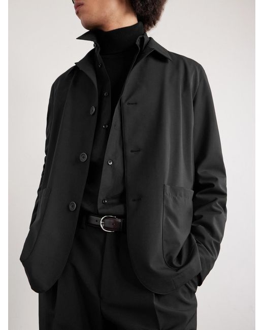 Herno Black Shell Overshirt for men
