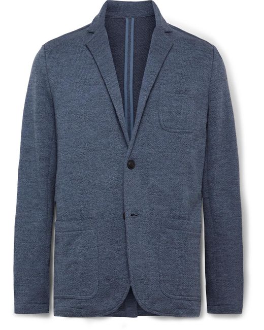 Faherty Inlet Slimfit Cottonblend Blazer in Blue for Men Lyst