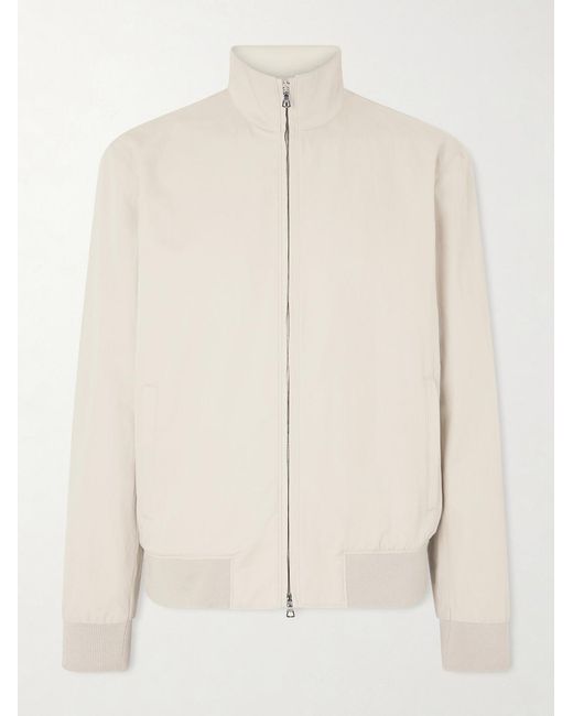 Orlebar Brown Natural Alvaro Cotton And Linen-blend Jacket for men