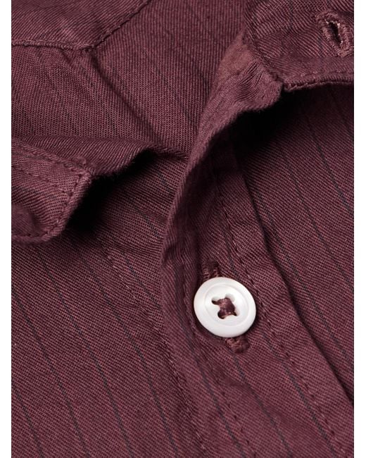 Camicia di Massimo Alba in Purple da Uomo