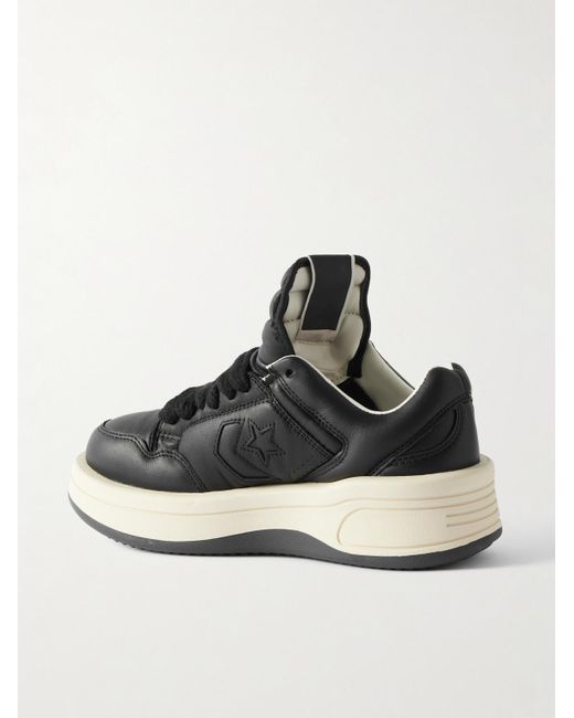 Converse Sneakers di Rick Owens in Black da Uomo