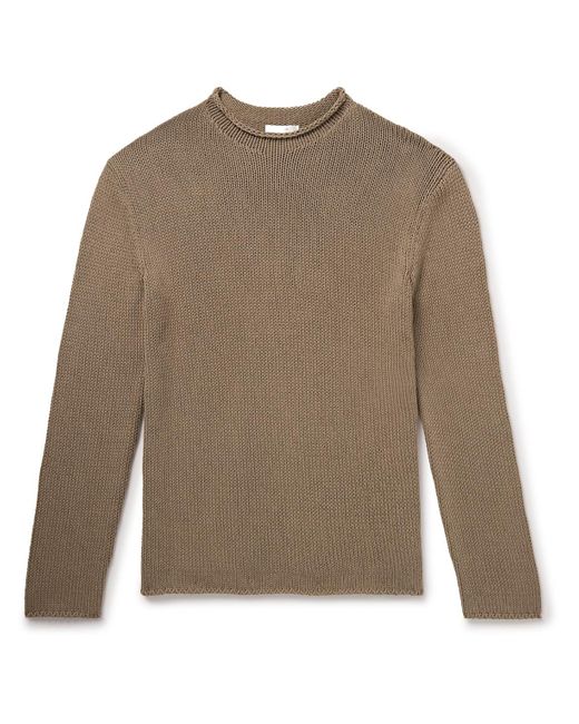 The Row Natural Anteo Cotton And Cashmere-blend Sweater for men