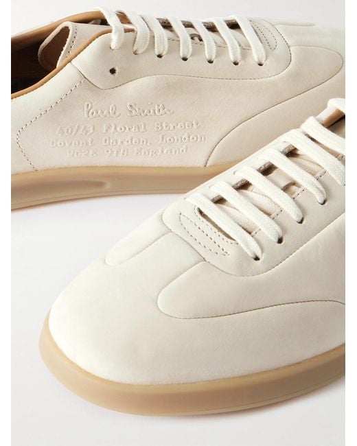 Paul Smith Natural Bailey Logo-embossed Nubuck Sneakers for men
