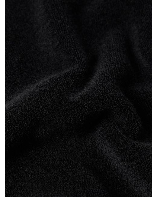 Polo in spugna di misto cotone di Tom Ford in Black da Uomo