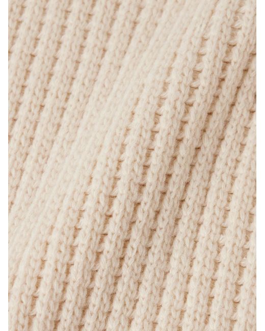Nili Lotan Natural Demitry Open-knit Sweater for men