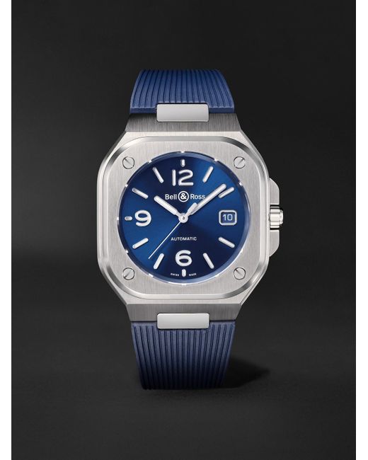 Bell & Ross Black Br 05 Steel Automatic 40Mm Stainless Steel Watch, Ref. No. Br05A-Blu-St/Srb for men