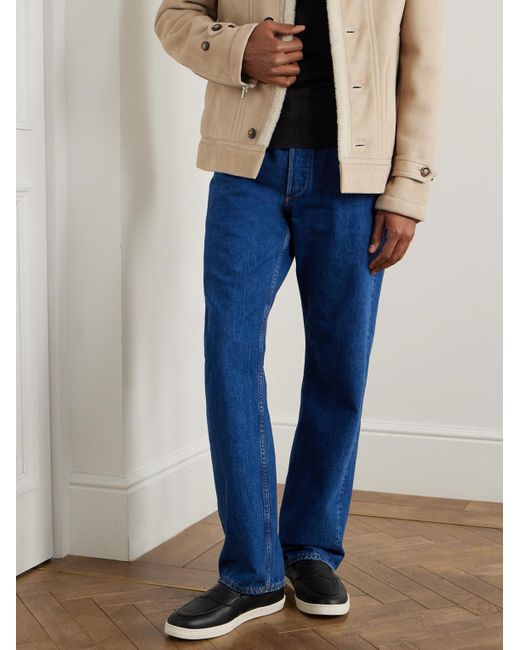 George Cleverley Joey Pennyloafers aus vollnarbigem Leder in White für Herren