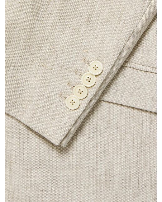 Favourbrook Natural Ebury Linen Suit Jacket for men