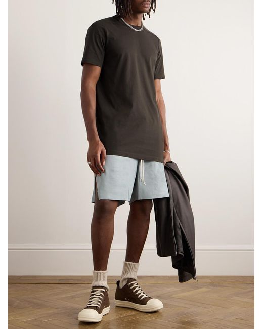 Rick Owens Black Level Slim-Fit Cotton-Jersey T-Shirt for men