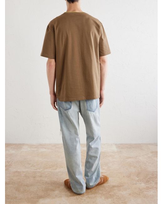 MANAAKI Green Logo-Printed Cotton-Jersey T-Shirt for men