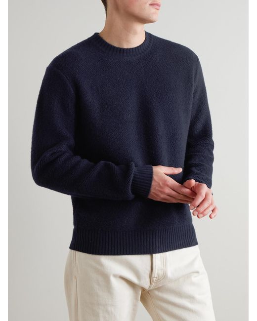 Cashmere Sweater di Mr P. in Blue da Uomo