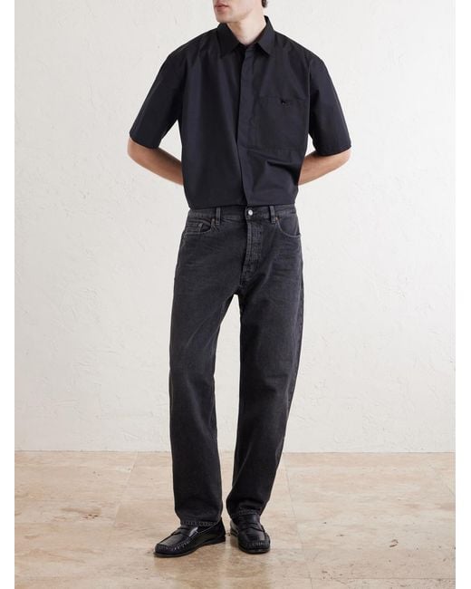 Saint Laurent Blue Cotton-poplin Pyjama Shirt for men