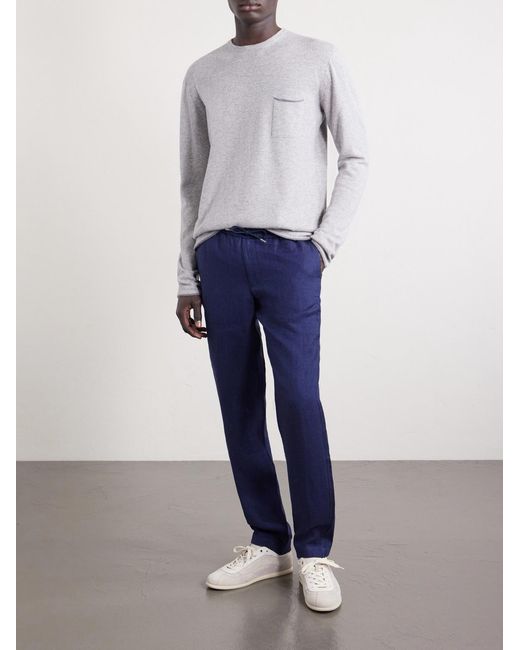 Sease White Shore Cashmere Sweater for men