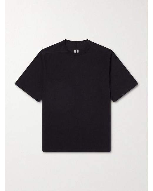 Rick Owens Blue Cotton-jersey T-shirt for men