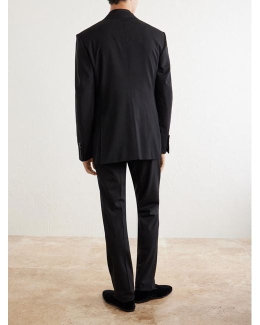 Tom Ford Black Shelton Stretch-Wool Jacket for men