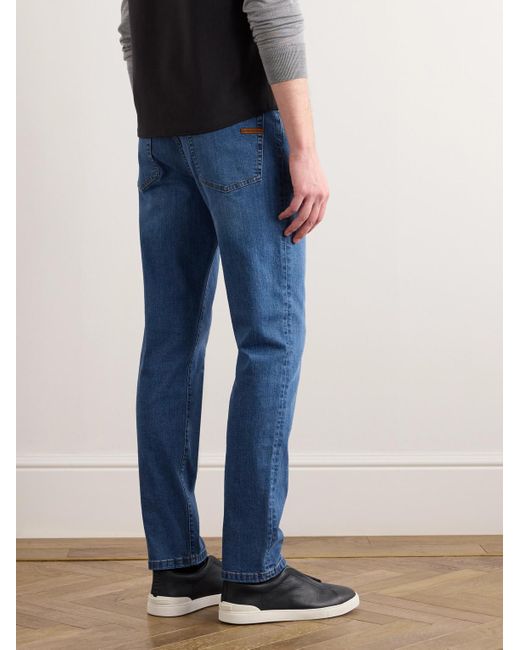 Zegna Gerade geschnittene Jeans in Blue für Herren