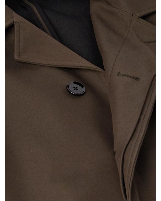 Lemaire Brown Wool-Blend Car Coat for men