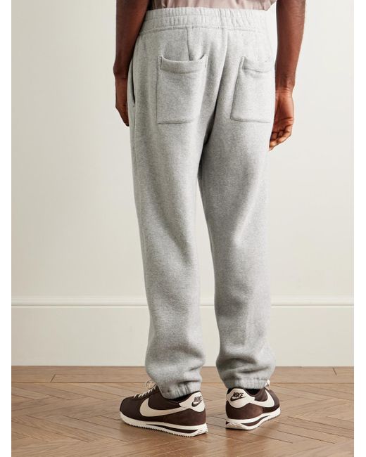 James Perse Gray Cozy Tapered Cotton-Blend Jersey Sweatpants for men