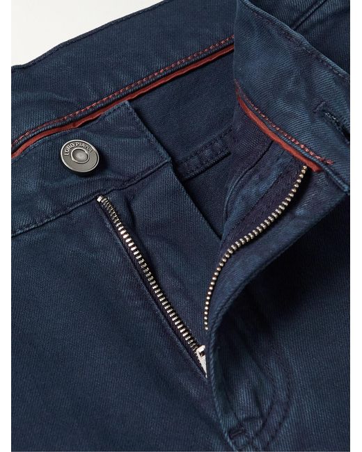 Loro Piana Blue Slim-Fit Stretch-Denim Jeans for men