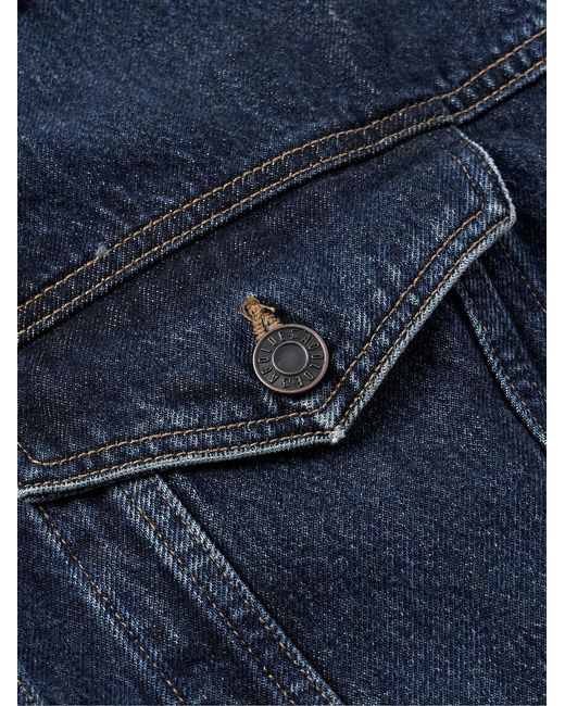Agolde Blue Stefano Denim Trucker Jacket for men