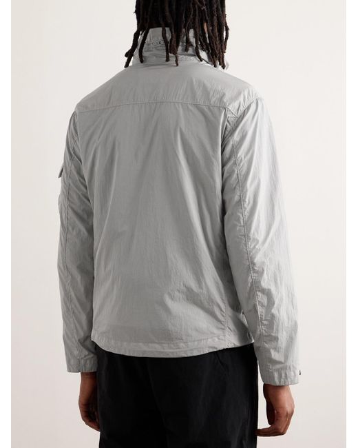 C P Company Gray Crinkled-shell Jacket for men