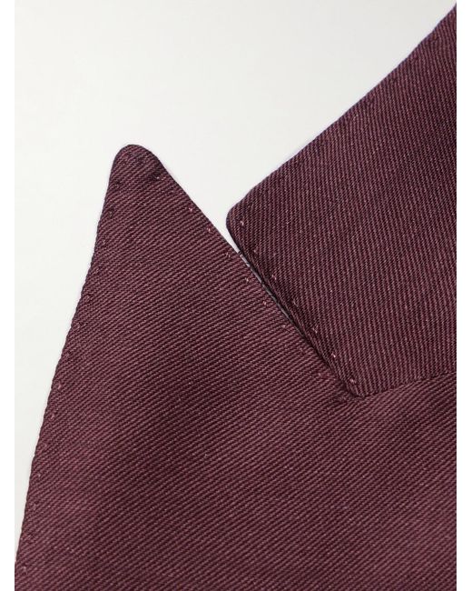Tom Ford Purple Wool, Mohair And Silk-Blend Twill Suit Jacket for men