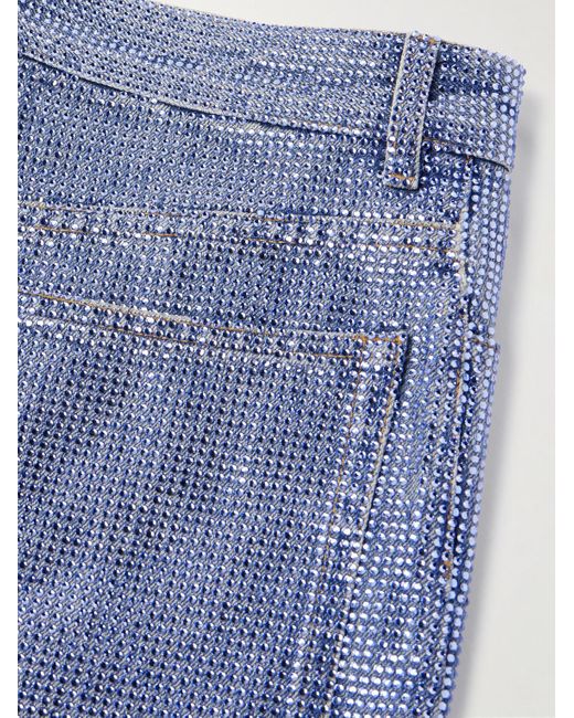 Jeans a gamba larga con decorazioni di Loewe in Blue da Uomo