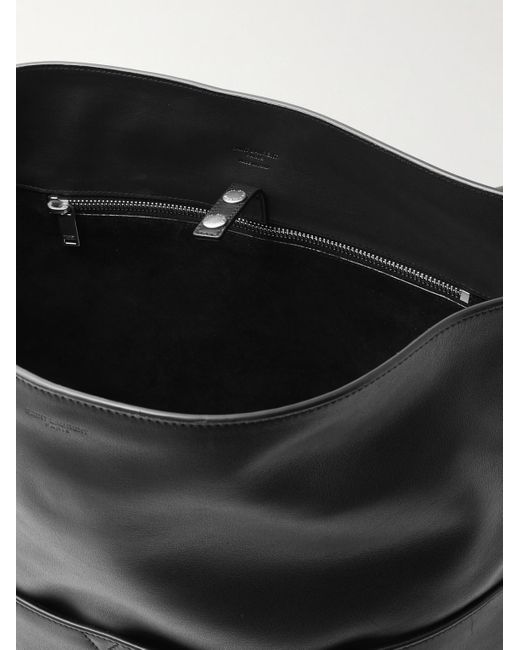 Saint Laurent Black Leather Tote Bag for men