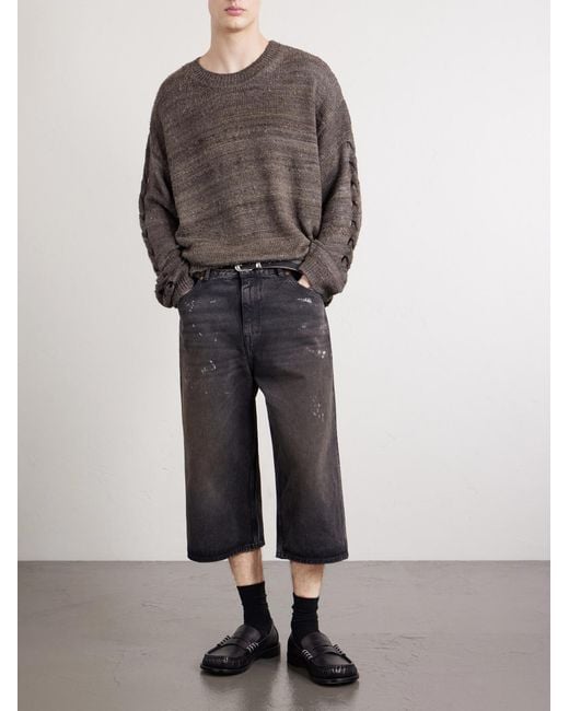 Our Legacy Gray Capri Cut Straight-Leg Jeans for men