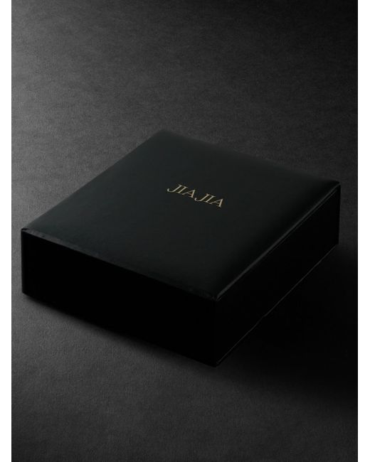 JIA JIA Green Jumbo Gold Opal Beaded Necklace for men