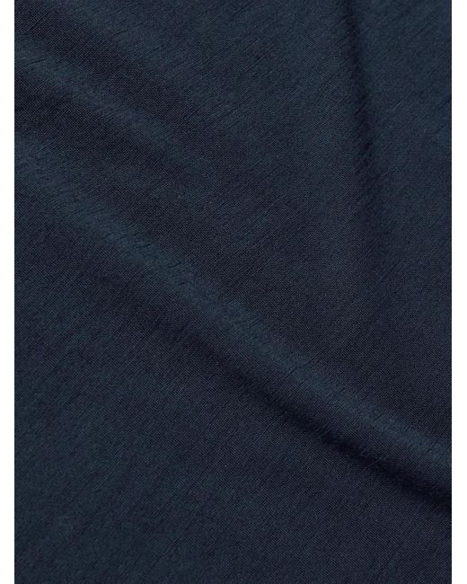 houdini Blue Desoli Merino Wool Base Layer for men