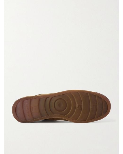 Officine Creative Brown Hazel 001 Suede Sneakers for men