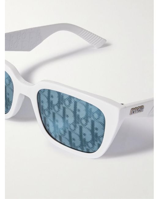 Dior Blue Dior B27 S2i D-frame Acetate Sunglasses for men