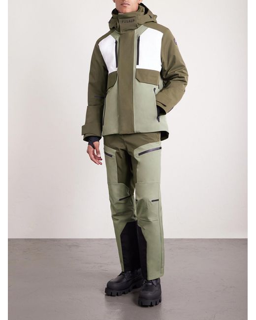 Fusalp Green John Padded Hooded Ski Jacket for men