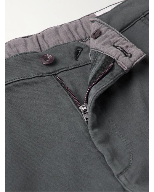 Rag & Bone Gray Fit 2 Action Straight-leg Loopback Cotton-blend Twill Chinos for men