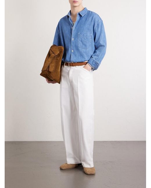 A Kind Of Guise Blue Gusto Cotton-Blend Denim Shirt for men