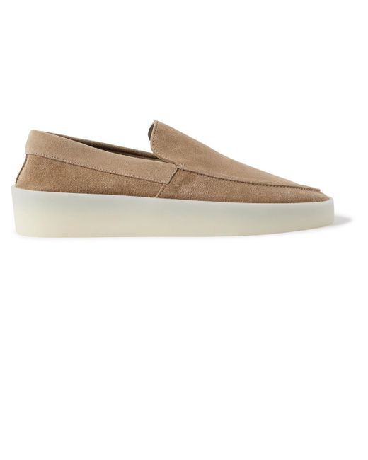 Fear Of God Brown Reverse Suede Loafers for men