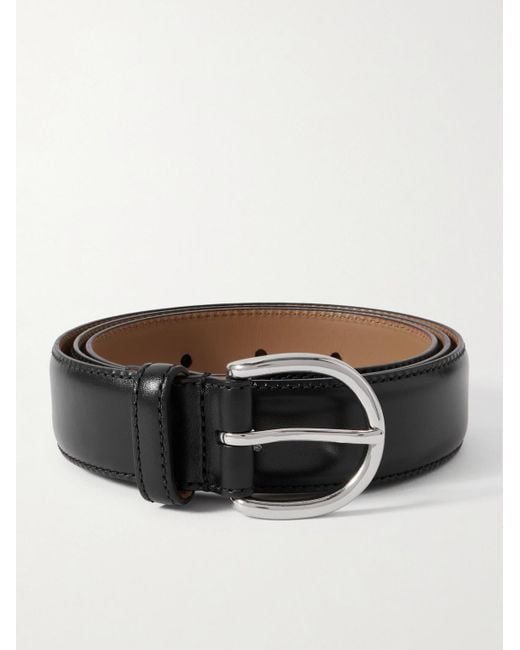 Morjas Black The Belt 3Cm Leather Belt for men