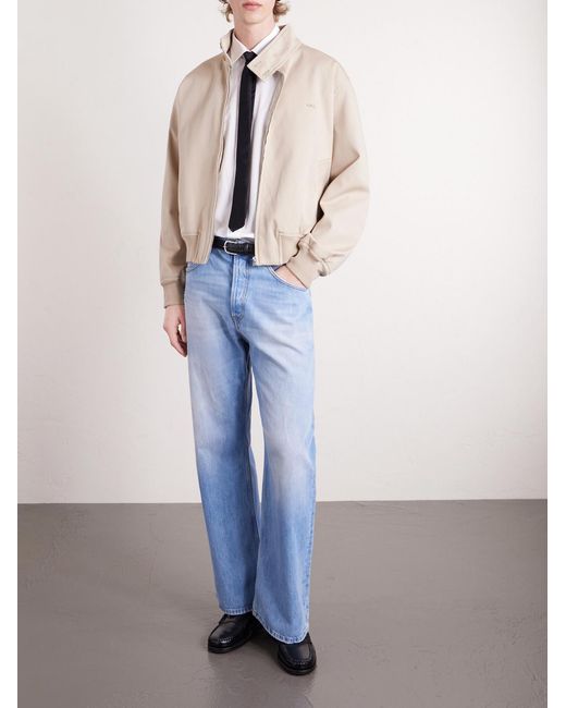 A.P.C. Natural Cotton Twill Blouson Jacket for men