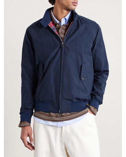 Baracuta Blue G9 Shell Harrington Jacket for men