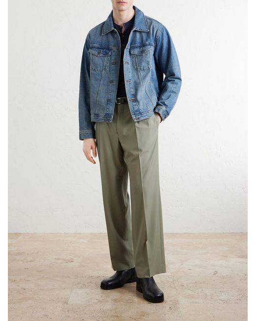 Corridor NYC Blue Denim Trucker Jacket for men
